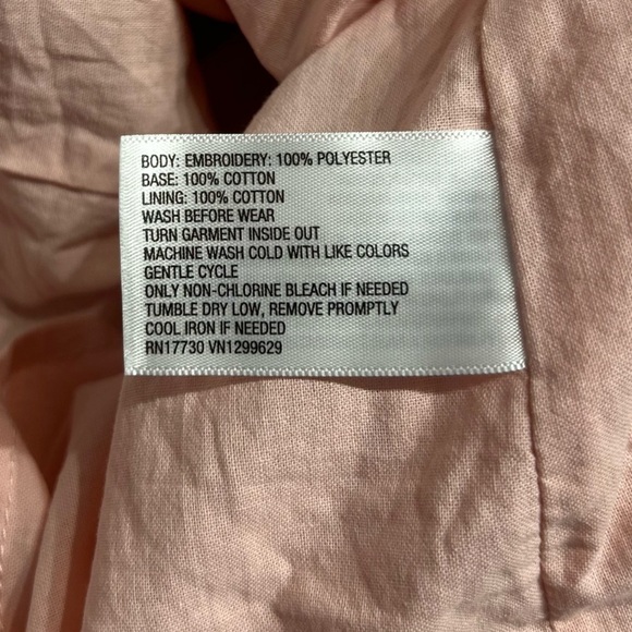 *Worn Once* Art Class Girl’s Pink Floral Eyelet Sleeveless Dress, Size L (10/12) - Picture 11 of 11